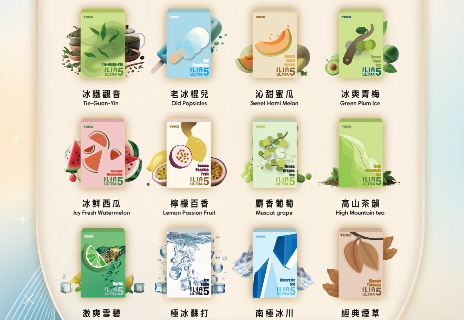 ILIA哩亞五代煙彈 哩亞Ultra替換式霧化五代電子煙 通用5-6代主機:圖片 2