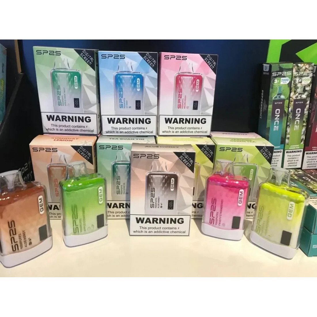 SP2SGEM9000口拋棄式 SP2一次性電子煙:圖片 3